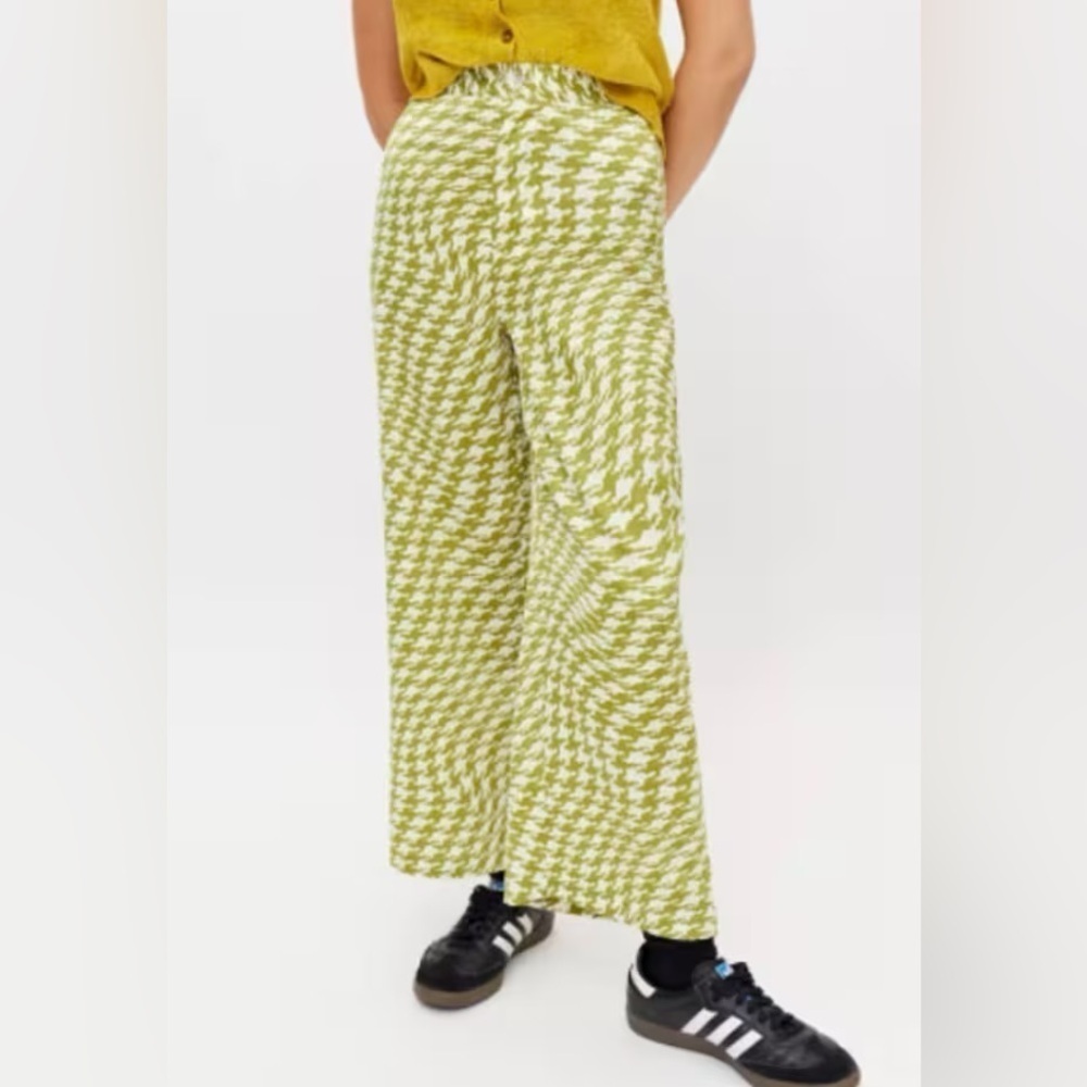 Urban Outfitters Olympia Printed Wide Leg Pants Large